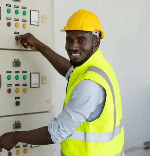 Electrical worker